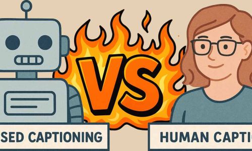 AI Closed Captions vs Human Captioning